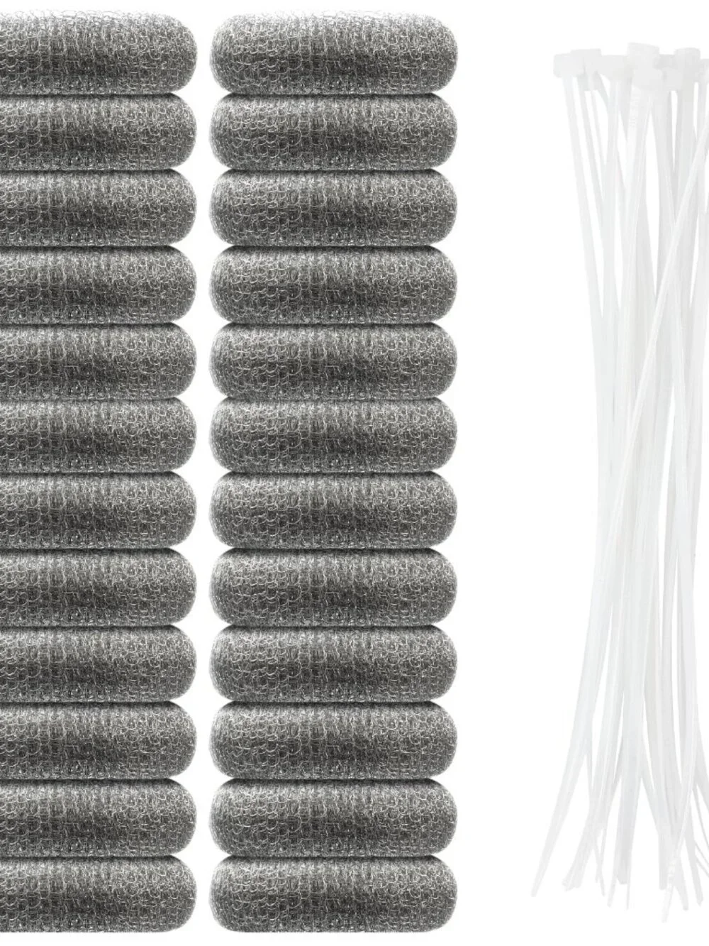 24 PCS Lint Traps, Stainless Steel Lint Catcher for Washing Machine, Pet Hair Re